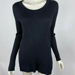 Athleta Lincoln Park Sweater Long Sleeve Stretch‎ Pullover Round Neck Women M